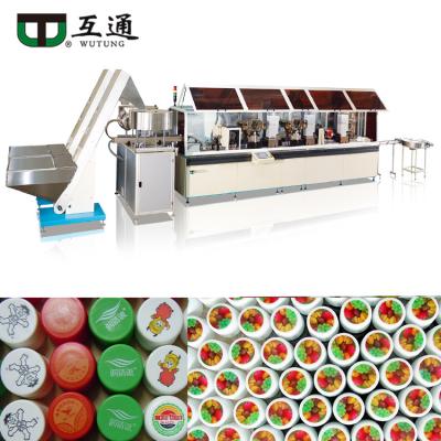 China Factory WUTUNG 1-4 Color Logo UV Bottle Printer Covers Offset Printing Machine For Cap Beverage Beverage Closure Vacuum Cup for sale