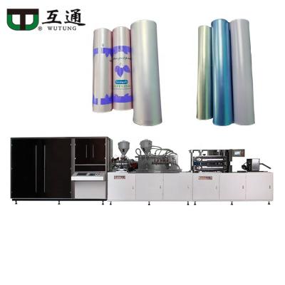 China Machinery Repairs Workshop Full Automatic WUTUNG Connectors Toothpaste Plastic Laminate Cutting Aluminum Tubing Tubing Sealing Making Machine for sale