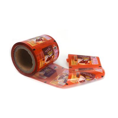 China Sauce Moisture Proof Sachet Packaging Plastic Film Roll Pouch Laminating Film for sale