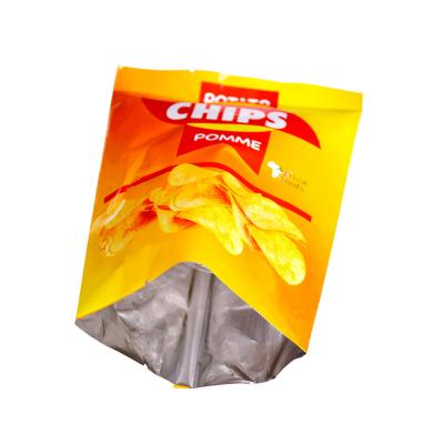 China Waterproof Custom Printed Plastic Potato Chips Heat Seal Food Plastic Packaging Bag Printed for sale