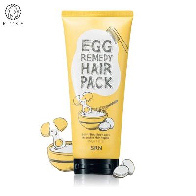 China Hair-Repair Private Label Egg Organic Vegan Nourishing Moisturizing Salon Hair Treatment Frizzy Soft Mask for sale