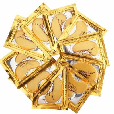 China Anti-Wrinkle OEM Private Label Crystal Collagen 24K Gold Gel Eco-Friendly Nourishing Hydrating Eye Mask for sale