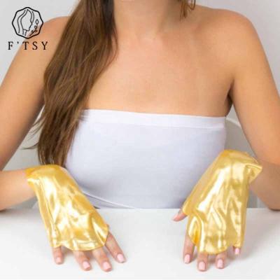 China Moisturzing Natural Organic Private Label Nourishing Hydration Smoothing Skin 24K Gold Leaf Hand Mask for sale