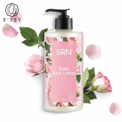 China Moisturizer Private Label Rose Body Lotion For Skin Natural Nourishing Whitening Packing Care for sale