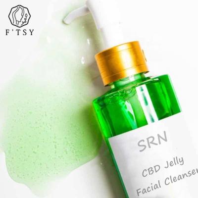 China Natural Exfoliating Hydrating Moisturizer Private Label CBD Foaming Facial Cleanser For Skin Care for sale