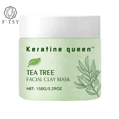 China Organic Private Label Tea Tree Oil Collagen Mud Face MASK Beauty Clay Facial MASK For Skin Care for sale