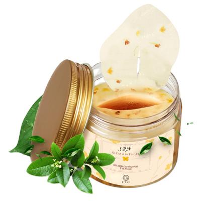 China Anti-Puffiness Fade Fine Lines and Eye Bags Moisturizing Osmanthus Golden Eye Mask Hydration Patch for sale