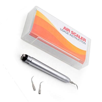 China Teeth cleanning the cheapest factory price portable air dental medical scaler with 3 tips with 2 holes or 4 holes for sale