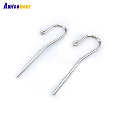 China 2mm Stainless Steel Root Canal Hook Stainless Steel Lip Hook Dental Canal Measuring Finder for sale