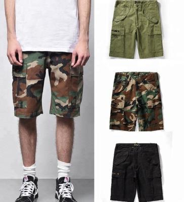 China 2018 OEM Justin Bieber Anti Wrinkle Anti Wrinkle FOG Men Camouflage Streetwear Cargo Shorts for sale