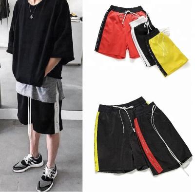 China Anti-Wrinkle Anti-Wrinkle OEM Shorts Long Drawstring FOG Shorts Kanye West Streetwear Skateboard Track Shorts for sale