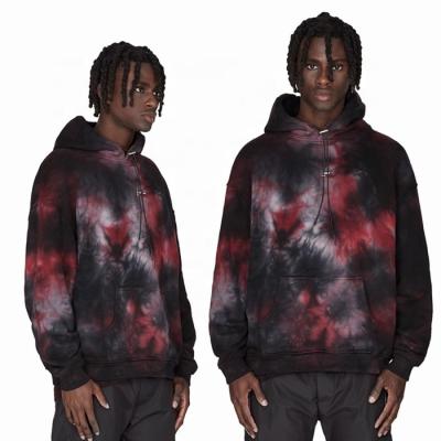 China OEM High Quality Breathable Breathable Link Dye Sweaters Hoodie Custom Made Men for sale