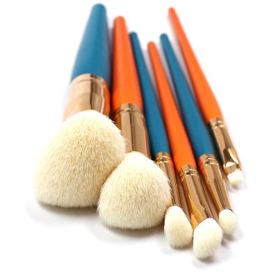 China Angular Blush Private Label Makeup Brush Set High Quality Sample Makeup Brush for sale