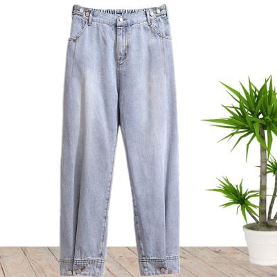 China 2021 QUICK DRY hot sale plus size long denim pants for women china wholesale for sale