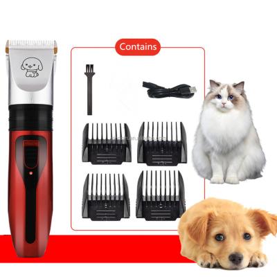 China Stored Rechargeable Professional Dog Mini Cat Clipper Blade Kit Blade Remover Usb Grooming Nail Remover Electric Pet Hair Trimmer for sale