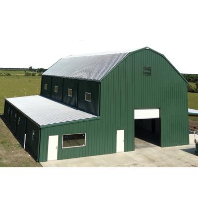 China Warehouse steel light steel barn construction prefab workshop steel structure industrial building for sale