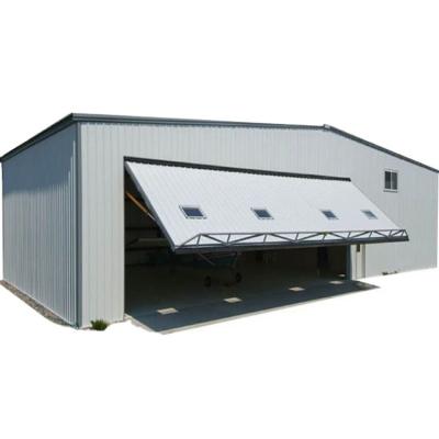 China Modern Light Steel Structural Prefab Garage Aircraft Hangar for sale