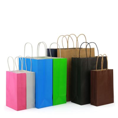 China Cheap Price Recycled Materials Birthday Wedding Gift Recycled Paper Kraft Paper Bag for sale