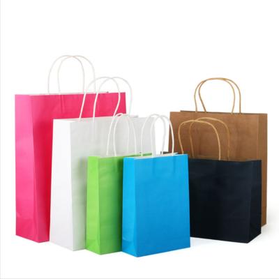 China Recycled Materials Wholesale Customized Black Large Deli White Paper Bag for sale