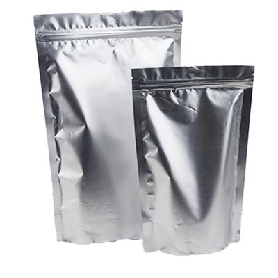 China Stand Up Aluminum Foil Zipper Mylar Bag Foil Zip Lock Moisture Proof With Window 18cm*12cm for sale