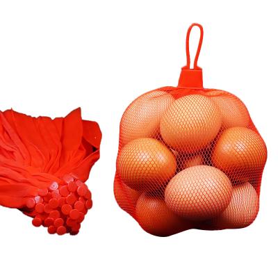 China Grocery Wholesale 35 Cm Supermarket Grocery Chestnuts Potato Eggs Fruit Packing Net Bag for sale