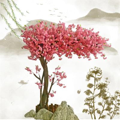 China Home Decor Artificial China Cherry Blossom Flower Trees For Wedding Home Decor for sale