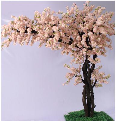 China Home Decor High Quality What Size Color Cherry Blossom Tree Artificial Cherry Blossom Flower Custom Flower Tree for sale