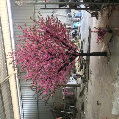 China Home Decor High Quality What Size Color Cherry Blossom Tree Artificial Cherry Blossom Flower Custom Flower Tree for sale