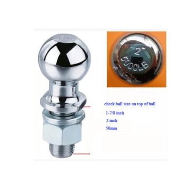 China Universal 4x4 Accessories Trailer Accessories 50mm Diameter Hitch Ball for sale