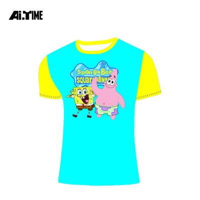 China QUICK DRY Custom Sponge-Baby T-shirt Digital Printing T-shirt Sports T-shirt for sale