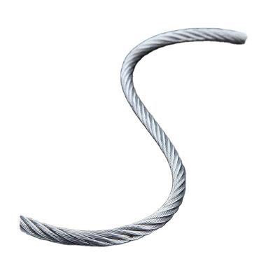 China China General Purpose Factory Use Good Quality Galvanized Iron 8Mm Steel Wire Rope For Elevator Price for sale