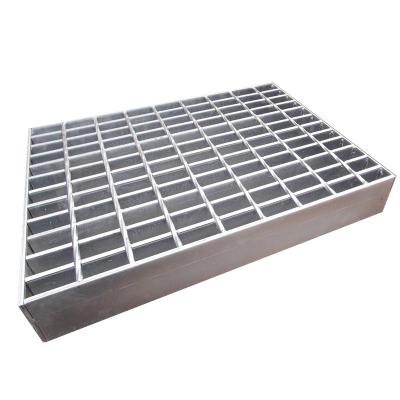 China Eclectic Hot DIP Galvanized Steel Driveway Grating Heavy Duty Metal Supporting Steel Bar Grating Serrated Steel Mesh for sale