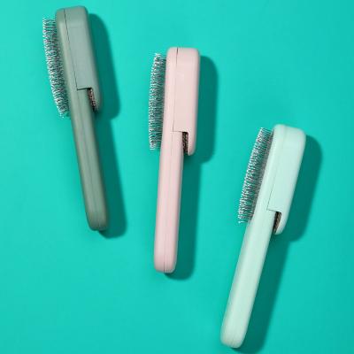 China Viable Pet Grooming Supplies Wholesale Self Cleaning Comb Pet Hair Remover Brush Pet Cleaning Deshedding for sale