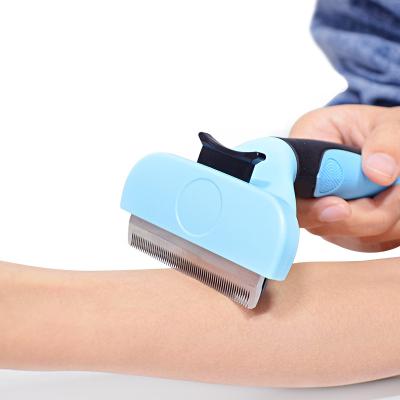 China Viable Painless Pet Grooming Supplies Self Cleaning Pet Deshedding Sweep Fur Zapper Pet Hair Remover for sale