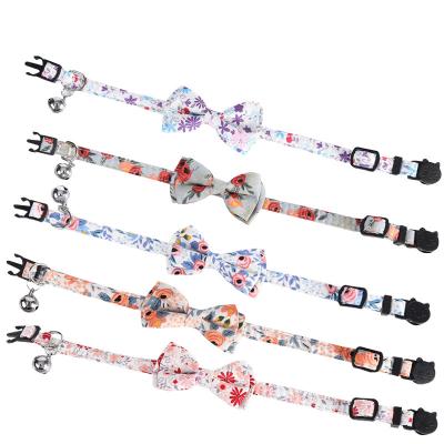 China Custom Mixed Pattern Cat Bandana Collar Pet Collar Cute Fancy Color Cheap Supplier Fashion for sale