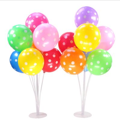 China Decoration Party Balloons Polka Dot Latex Balloons 12 Inch Black White Yellow Multicolor For Party Wedding Decoration for sale