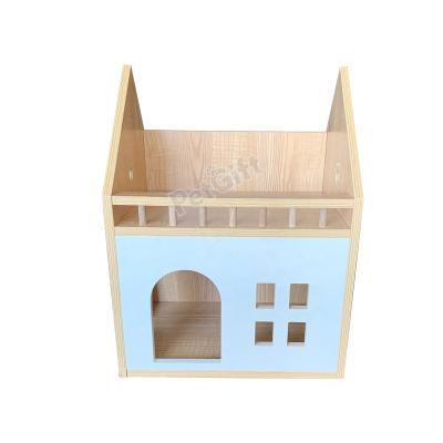 China Sustainable High Quality Indoor Luxury Pet House Cat Shelter Cages Cat Furniture Rest Place for sale