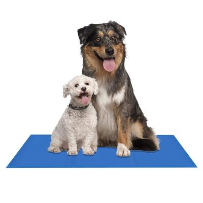 China Hand Wash Summer Dog Cooling Mat Pet Self Cooling Bed Mat Waterproof Pet Summer Cooling Ice Pad for Dogs and Cats for sale