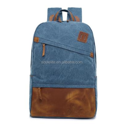 China SE211236 Wholesale Anti-theft Computer Backpack Blue 14 Inch Laptop Study Backpack For Books for sale