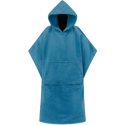 China Wholesale Hood Beach Surf Custom Microfiber Safe For Kids Supply Single Towel Adult Poncho With CE Certificate for sale