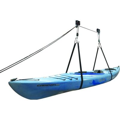 China 2021 Viable Hot Sale Ceiling Lift Pulley System Kayak Storage Crane Set for sale