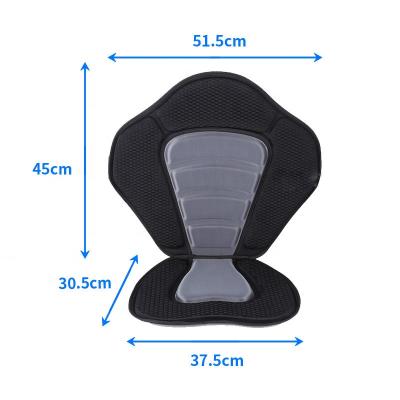 China Backs Your Back And Black Single Seat Cushion Butt Kayak Low MOQ 1pc/poly Bag + Carton Neoprene+600d Polyester 45*51.5 cm Customized NC 1.15KG; ZHE for sale