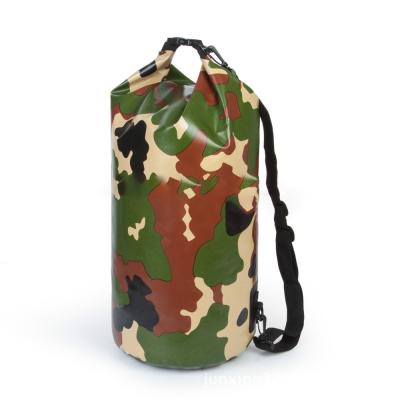 China Outdoor Gear Hiking Waterproof Dry Bag Camping Logo Camouflage Custom Color PVC Dry Bag Wholesale 500d Dry Bags For Drifting for sale