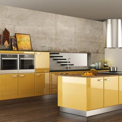 China Eco Friendly Modern Industrial Style High Gloss Lacquer Colored Modular Open Sideboard for sale