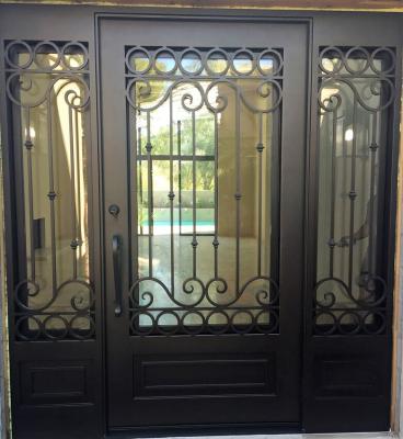 China Australia style wrought iron gates for traditional villa or residential for sale