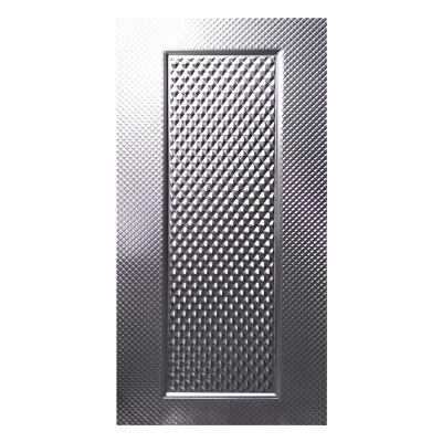 China modern New design iron gate stamped Embossed galvanized sheet steel door skin for sale