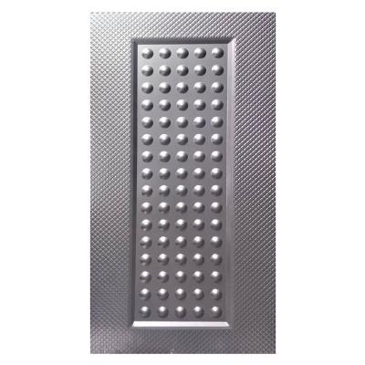 China Apartment Stamped Fireproof Door Sheet Modern Metal Steel Door Skin for home decoration for sale