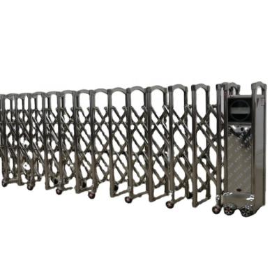 China stainless steel electric telescopic gate for the factory for sale