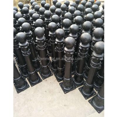 China cast iron factory villa fence railing,construction black color fence for sale