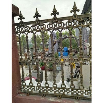 China Top-selling morden garden high quality cast iron fence / New Design Cheap Wrought Iron Fence Panel for sale